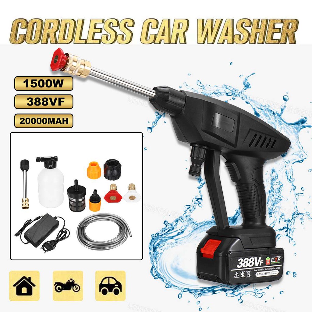 1500W Electric Cleaner Car Wash karcher Auto Portable Pressure Water