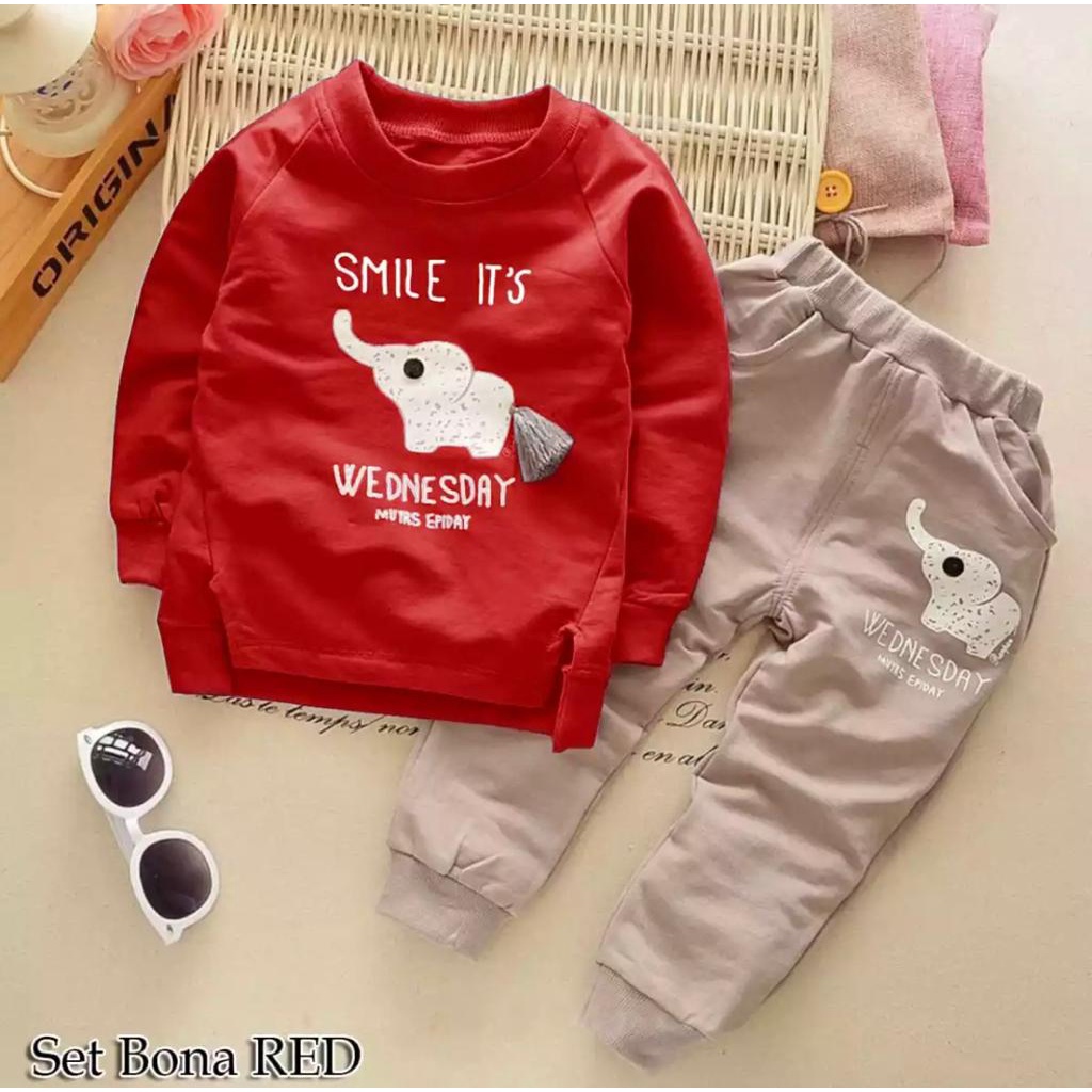 Newest Children's Set Of Elephant MOTIF / Elephant BABYTERRY Settings