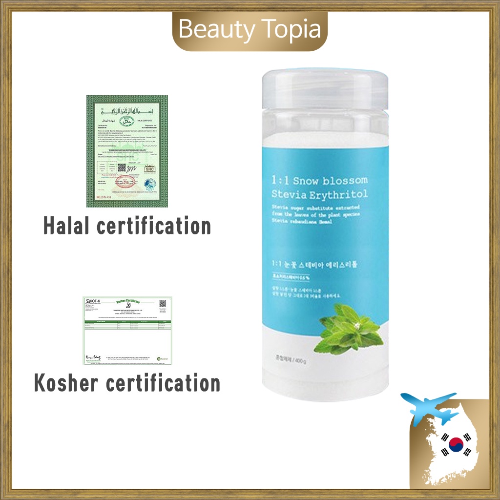 Love of nature Snow Blossom Stevia Erythritol 400g stevia sweetener erythritol sweetener stevia