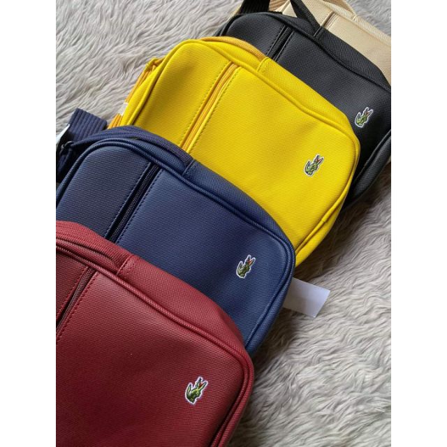 LACOSTE SLING BAG/LACOSTE UNISEX SLING BAG/SLING BAG/QUALITY/ACTUAL