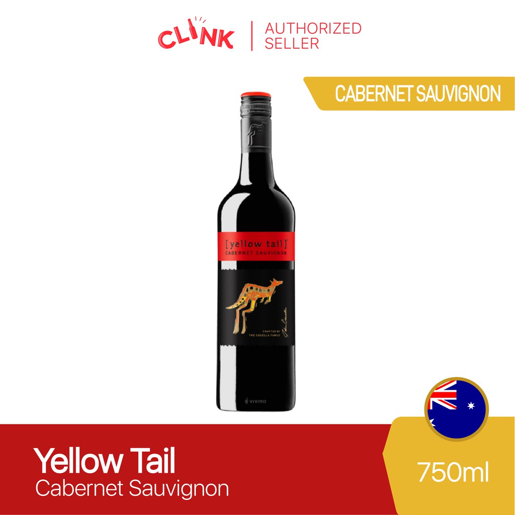 Yellow Tail Sauvignon Red Wine 750ml Shopee Philippines