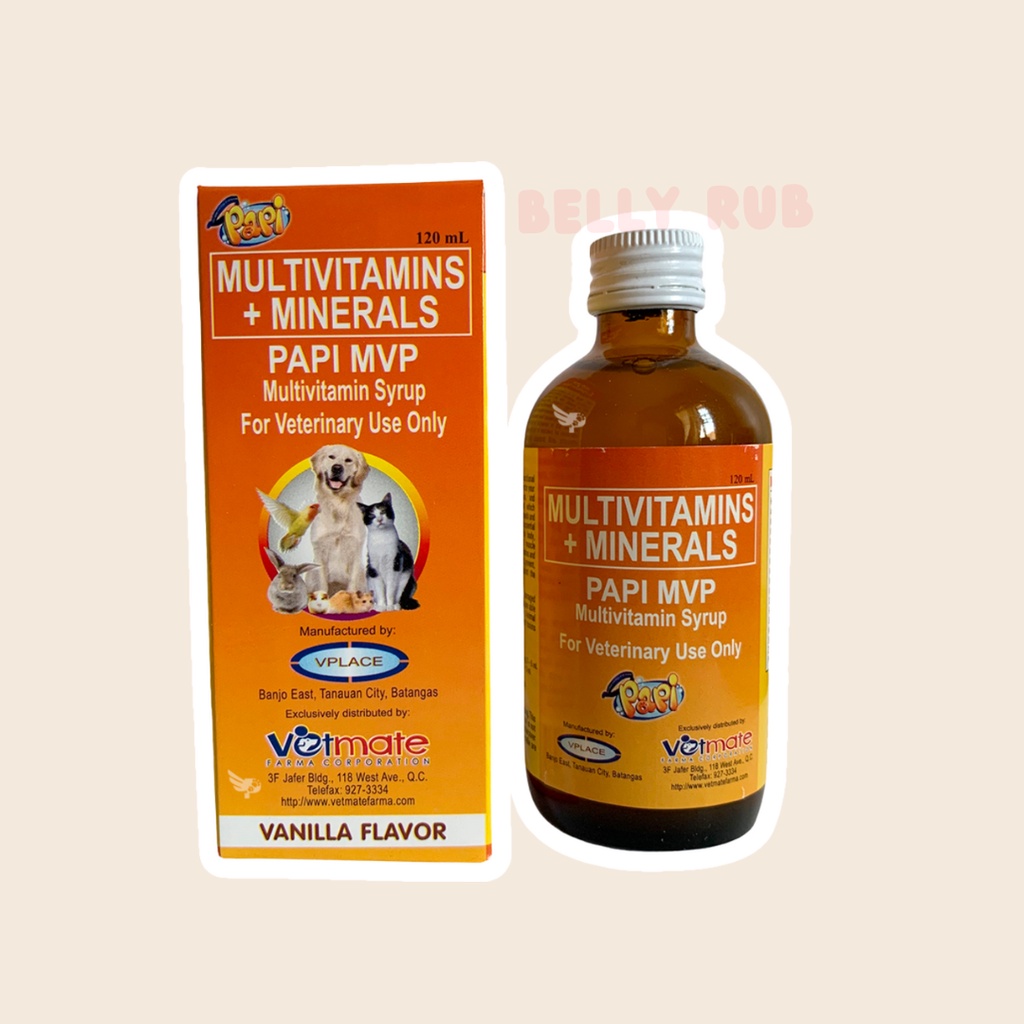 PAPI MVP Multivitamins and Minerals 120ml Shopee Philippines