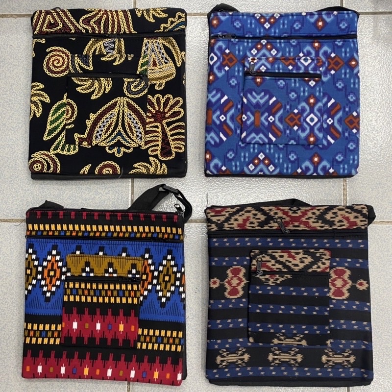 Sling Bag Adjustable Batik Sling Bag Made in Davao Shopee Philippines