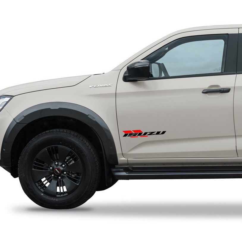 2X Stickers Stripes for Isuzu Decals Vinyl Weather Proof 10 inches Dmax MUX Traviz Cut