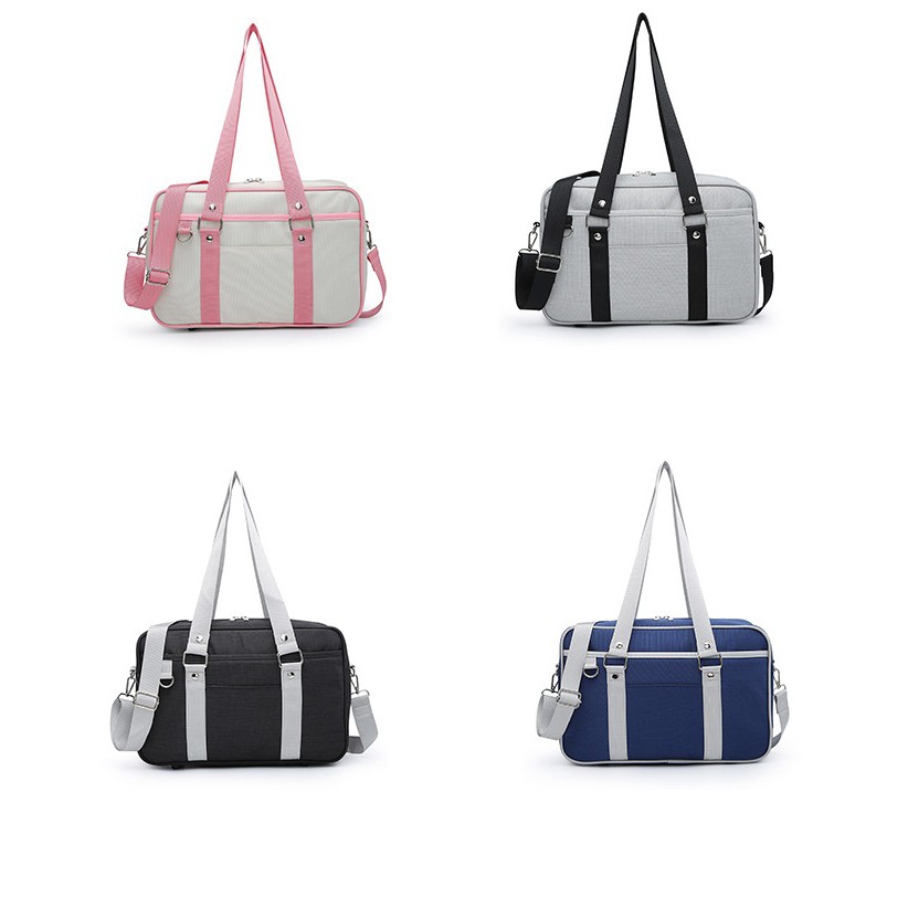 Japanese High School Bags with Strap for School and Cosplay Luggage
