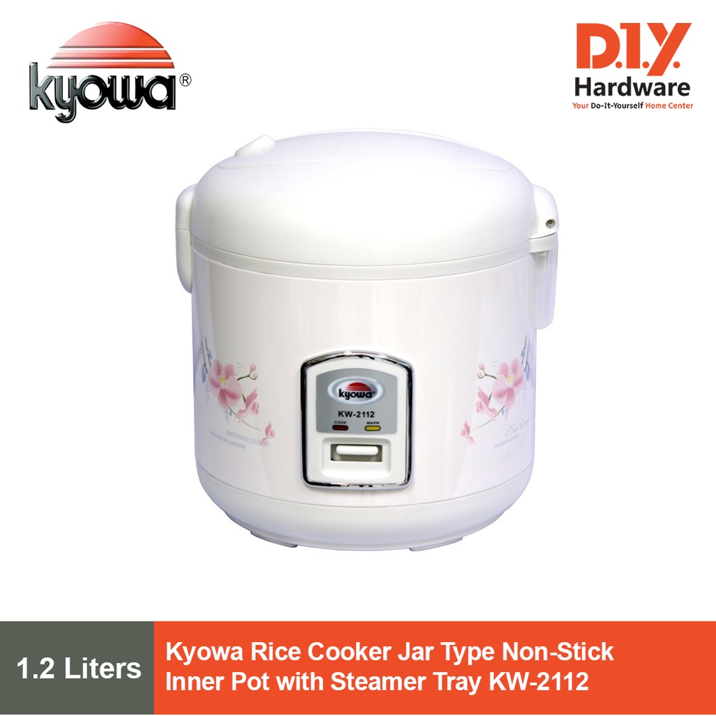 Kyowa Rice Cooker Jar Type NonStick Inner Pot with Steamer Tray KW2112 Shopee Philippines