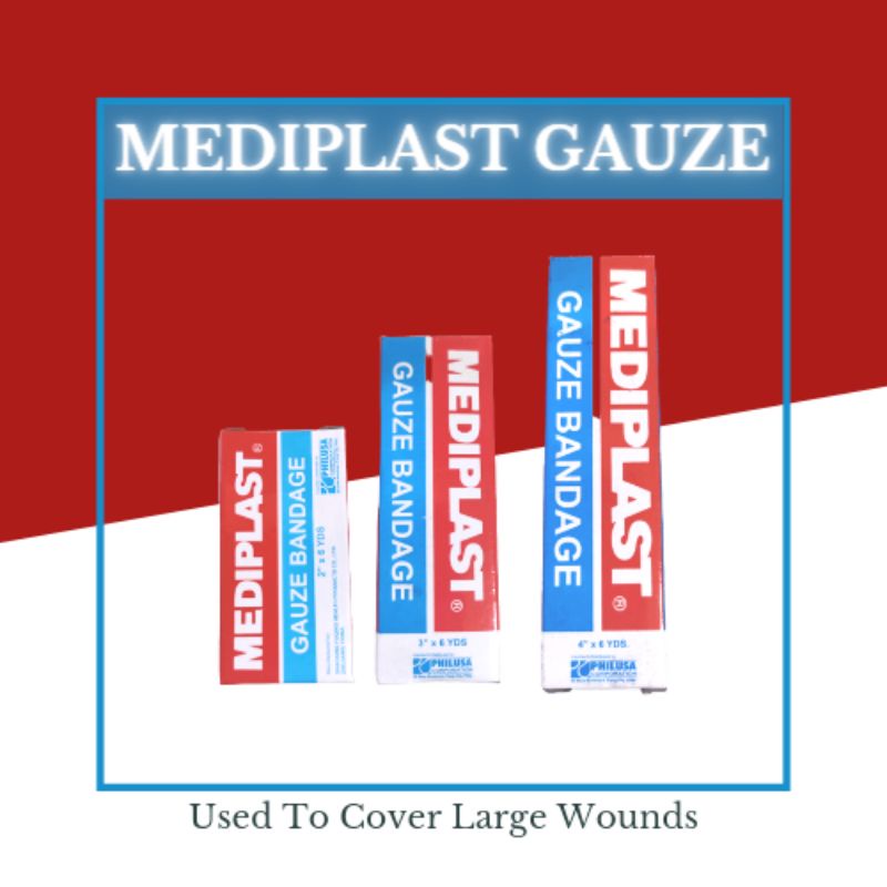 Mediplast Gauze Bandage Roll Authentic Shopee Philippines