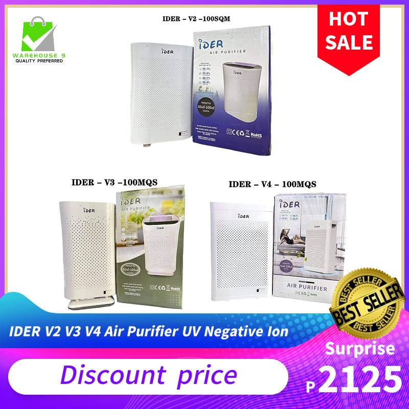 【Ready Stock】 IDER /V2 V3 V4 Air purifier with uv light 5 stage Hepa filter,odor and dust