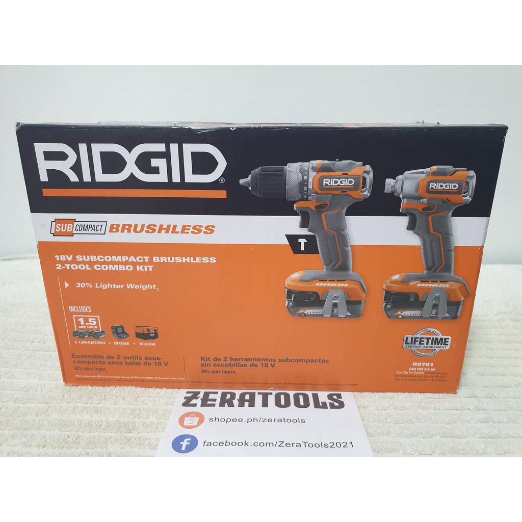 RIDGID 18V Brushless Cordless 1/2inch Hammer Drill and