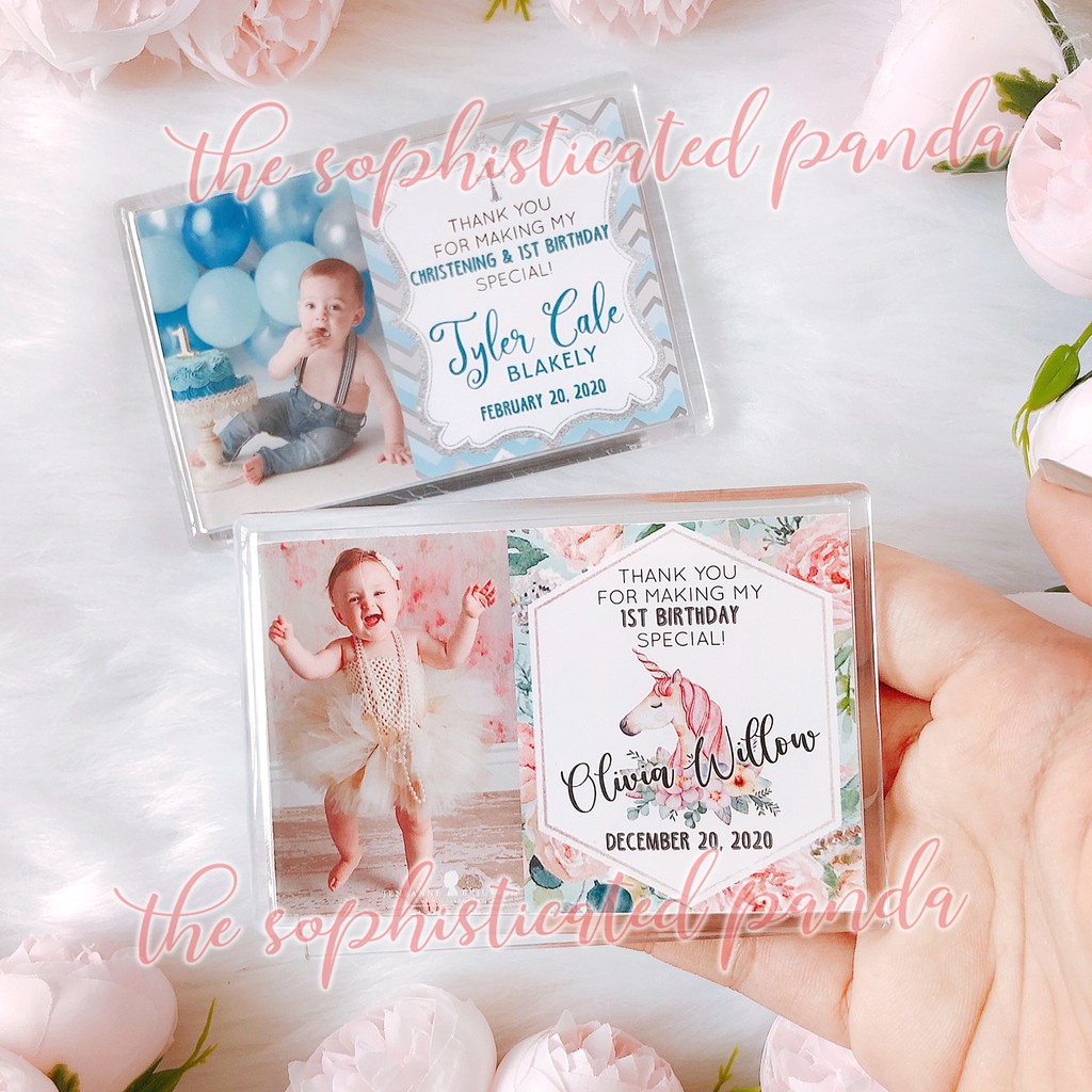 [COD] BABY Ref Acrylic Christening Birthday Baptism Souvenir