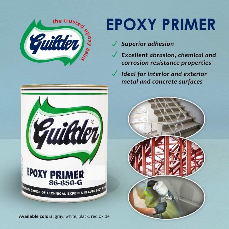 GUILDER Epoxy Primer White with catalyst (4 liters) Shopee Philippines