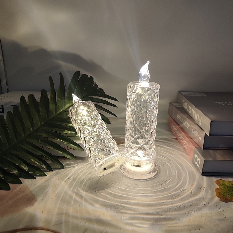 LED Candle Night Light Flameless Christmas Lamp Event Party Home Decor