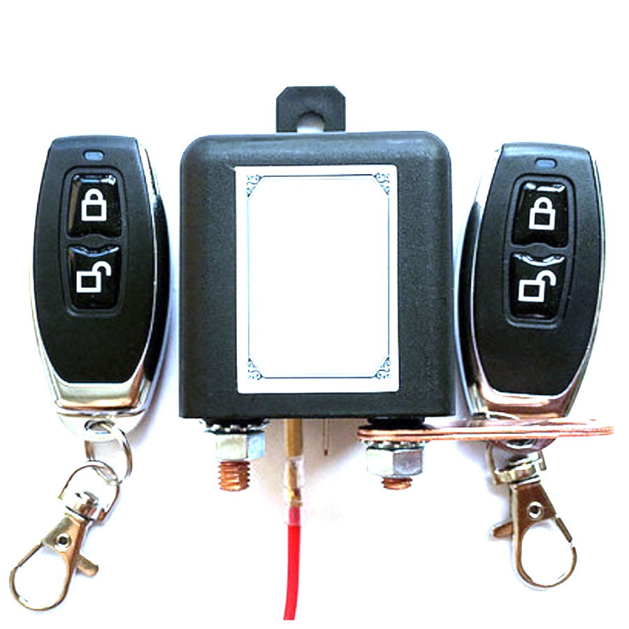 Universal 12V new Car Battery Switch with 2Pcs Wireless Remote Control