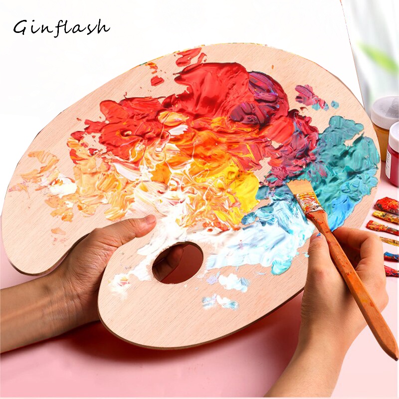 Ginflash 1pc Watercolor Palette Oil Acrylic Painting tool Art