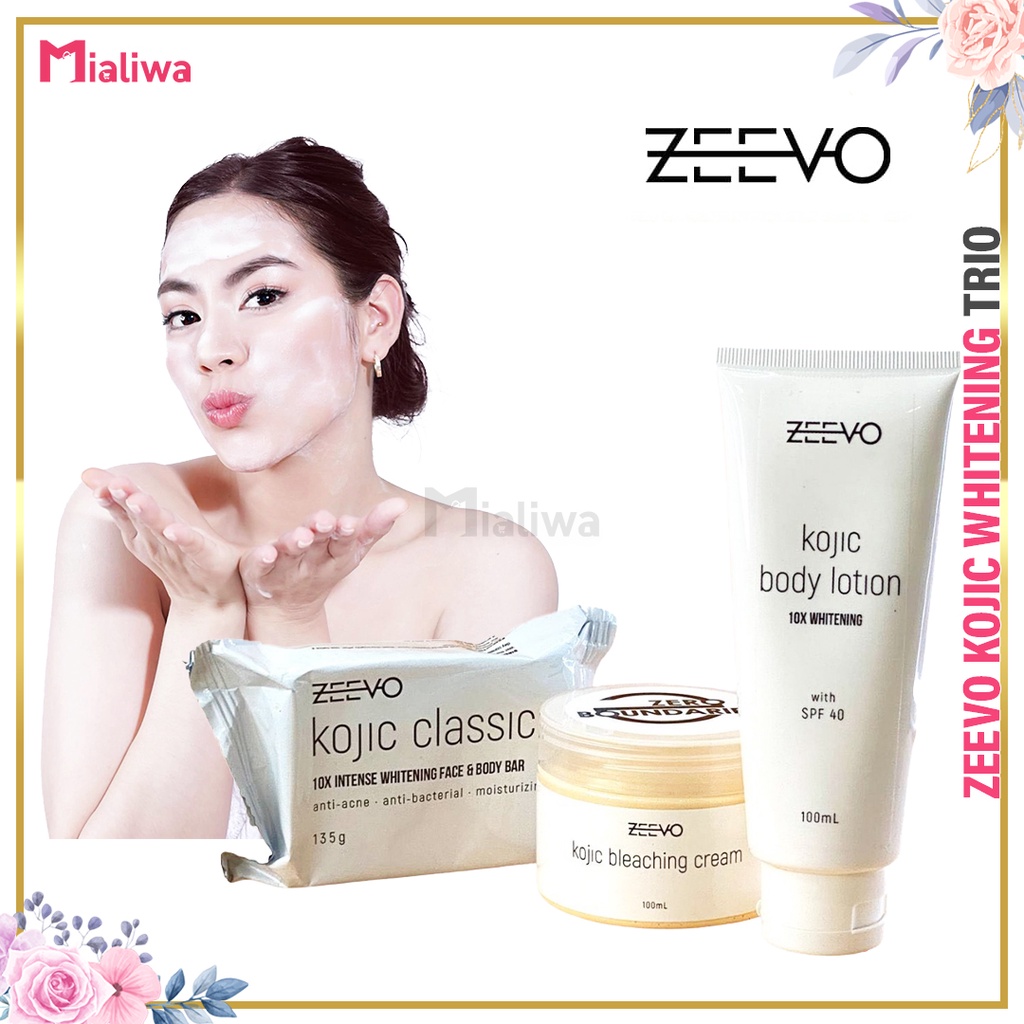 Zeevo Kojic Soap, Lotion, Bleaching Cream Pampaputi, Beauty Skin Care Exfoliating Whitening Scar