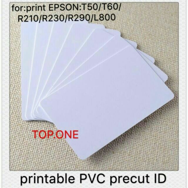 printable pvc precut ID (50pcs) | Shopee Philippines