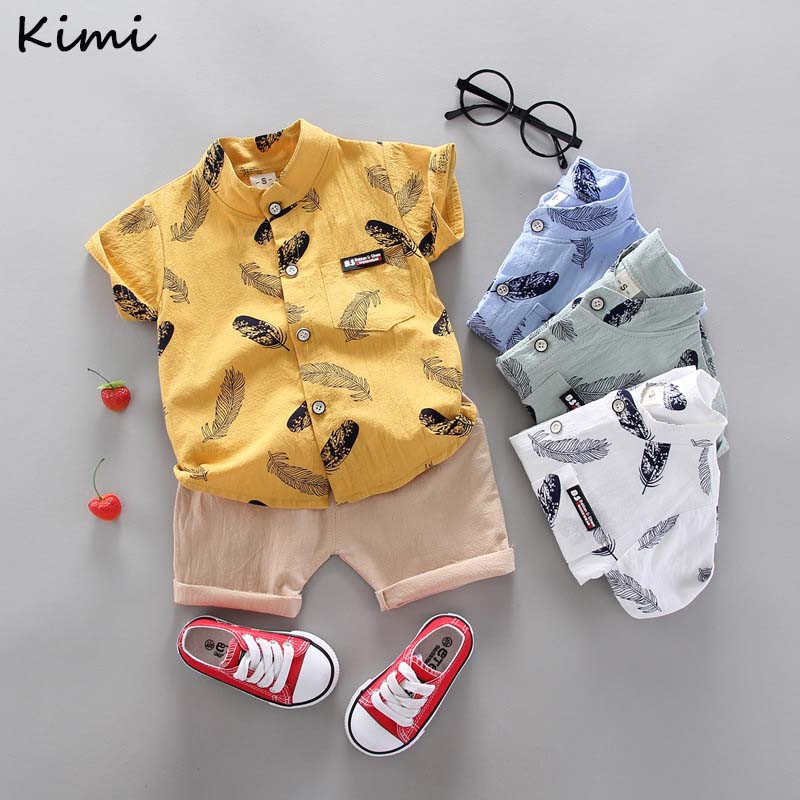 Baby Boys Clothing Set 04 Years Old Boy Kids terno+Pants Suit tshirt + Denim Shorts Korean
