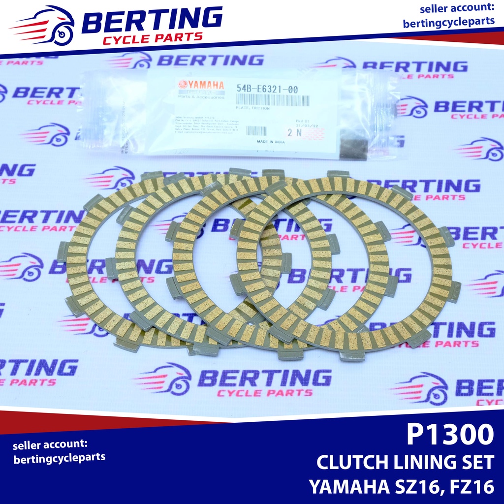 CLUTCH LINING Yamaha FZ 16 SZ 16 Genuine 54BE632100 Shopee Philippines