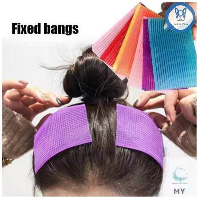 Km Magic Bangs Sticker Square Hair Pad Hair Fringe Care Tool Makeup