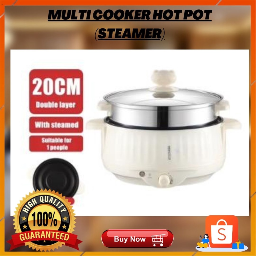 HUG multi function cooker rice cooker pot 3.2L double handle electric