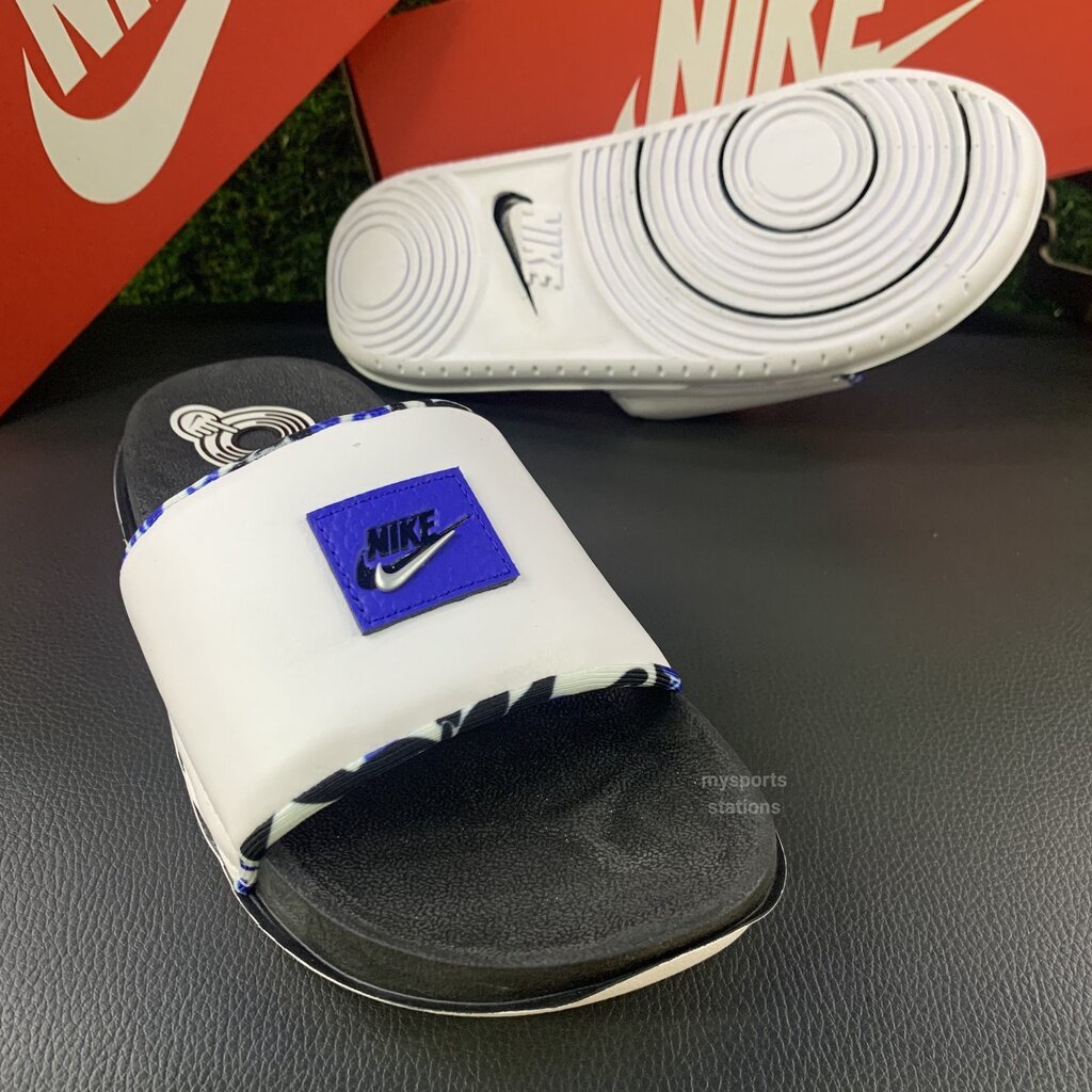 Original Women's Nike Offcourt Slides Se (Black/White/Hyper Royal