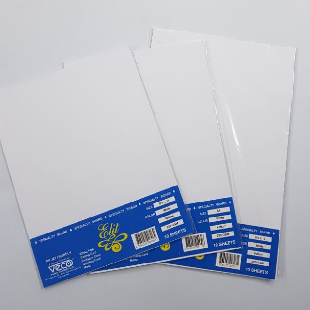 Veco vellum Board (10 pcs /pack) Shopee Philippines