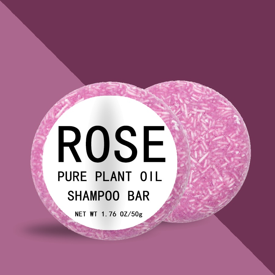 Rose shampoo soap 50g Natural Organic Hair Shampoo Bar,Repair Dry