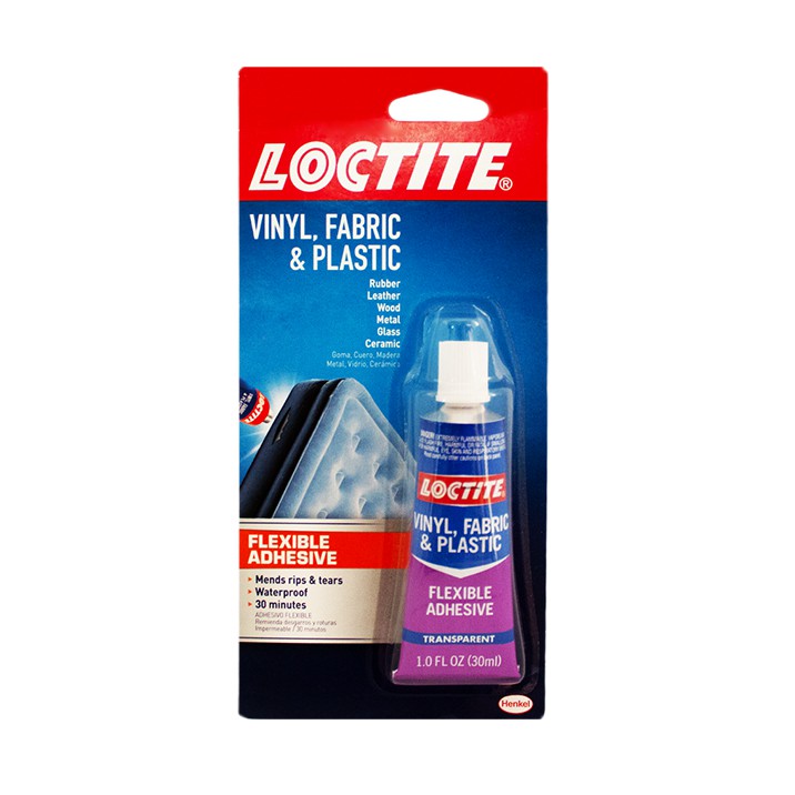 Loctite Vinyl, Fabric and Plastic Flexible Adhesive Made in Canada 1 fl
