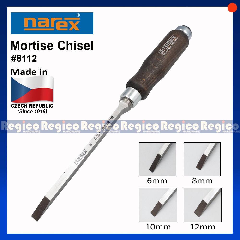 Narex Mortise Chisel for woodworking 8112 Regico Hardware Shopee