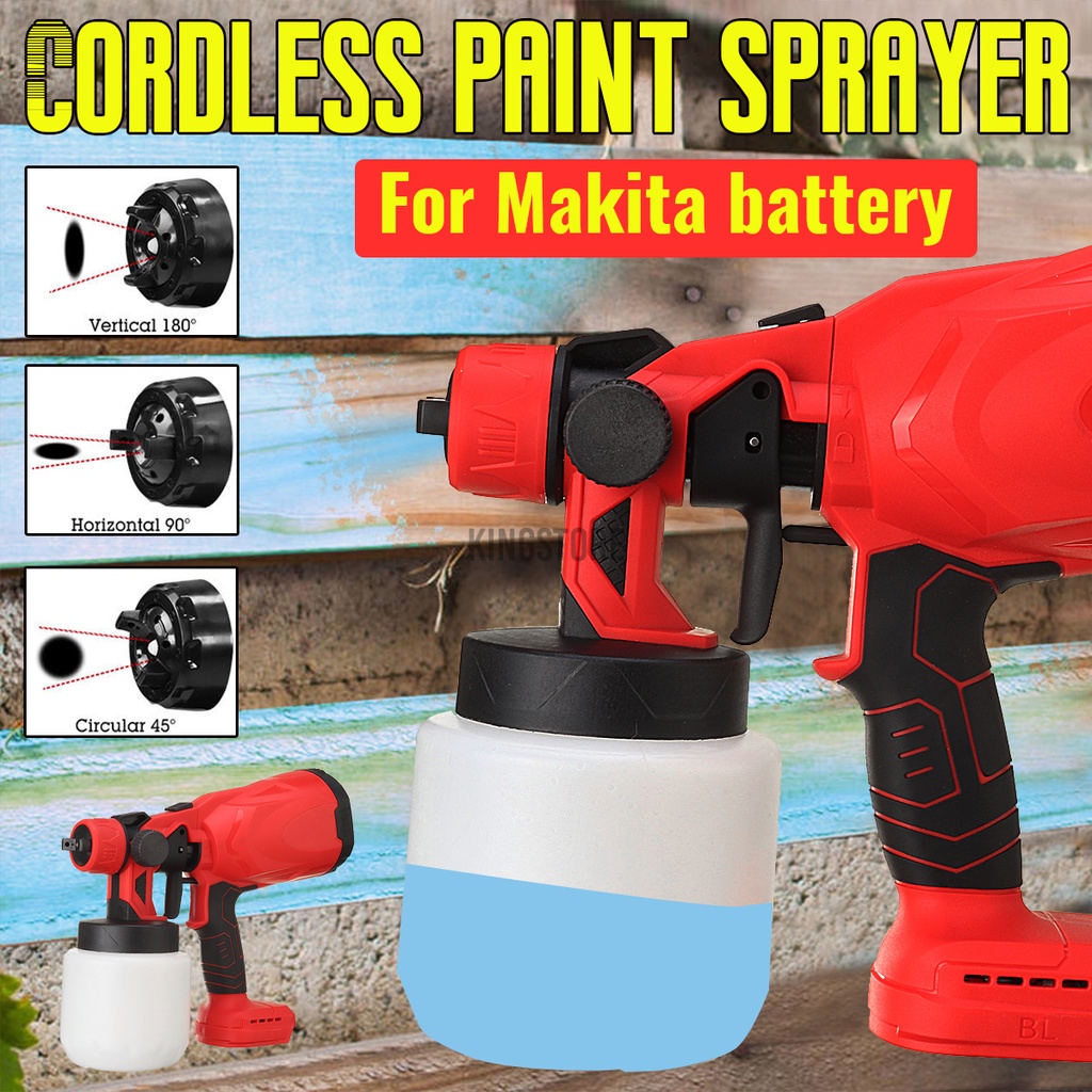 Cordless Electric Paint Sprayer Spray Gun Paint Home Garden Wall DIY Work Tools Shopee Philippines