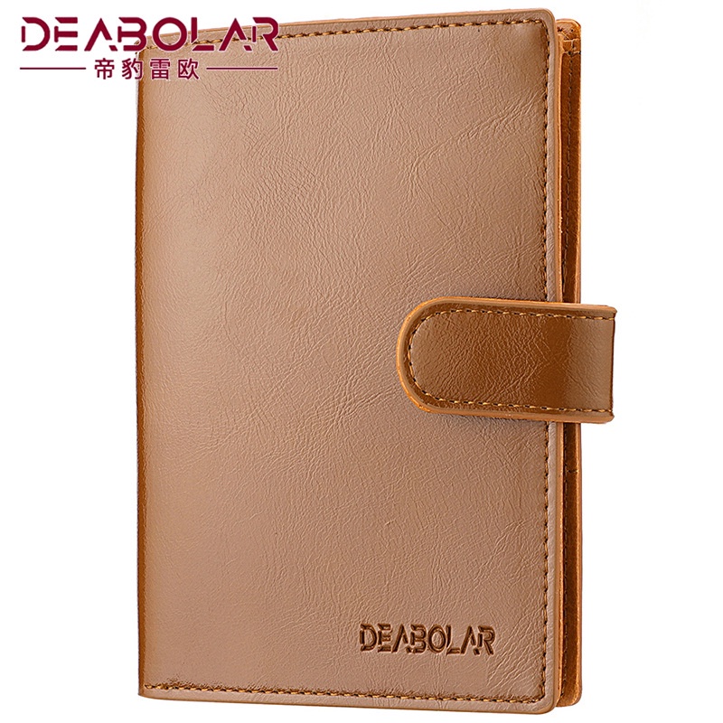 New Style Multifunctional Largecapacity Men Business Card Holder