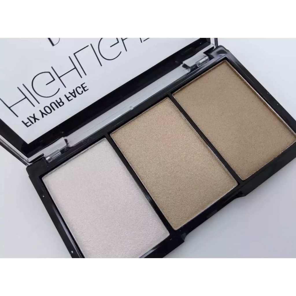 DoDo Girl Professional Makeup Fix Your Face Highlighter Palette y*B2