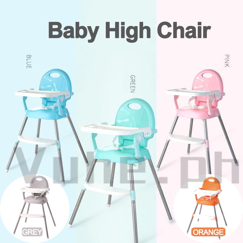 VH Adjustable Folding baby High Chair Dining Chair Baby Seat Booster