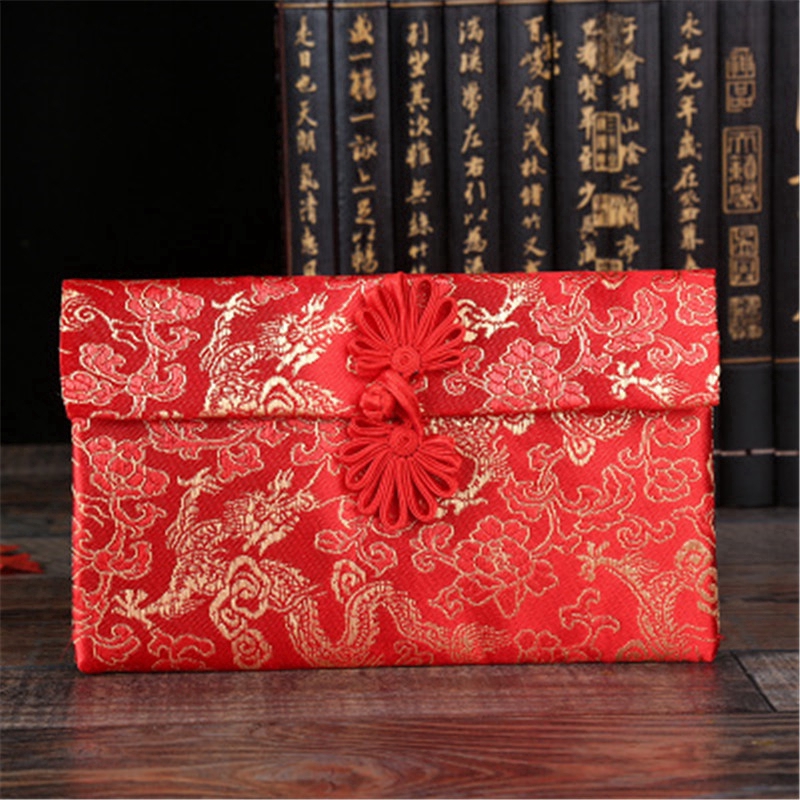 Fengshui 2024 Red Pouch Red Wallet For Good Luck and Success/ampao