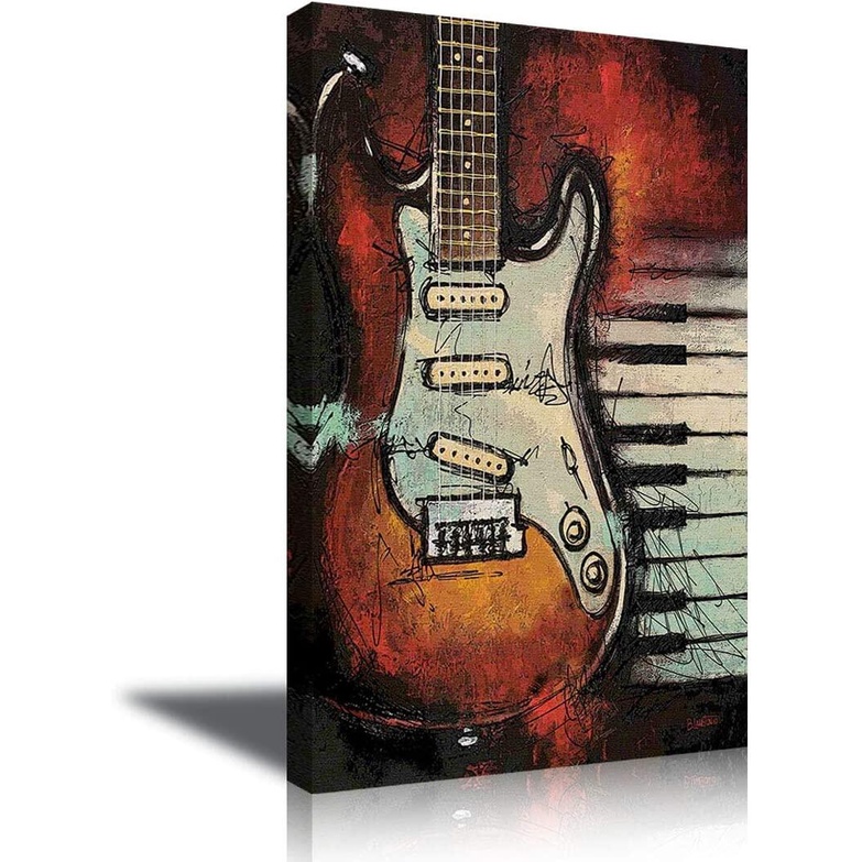 Guitar Wall Decor Music Wall Art Guitar Canves Painting Guitar Poster