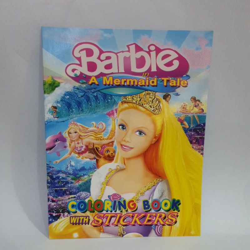 Barbie Coloring Book with Stickers Shopee Philippines