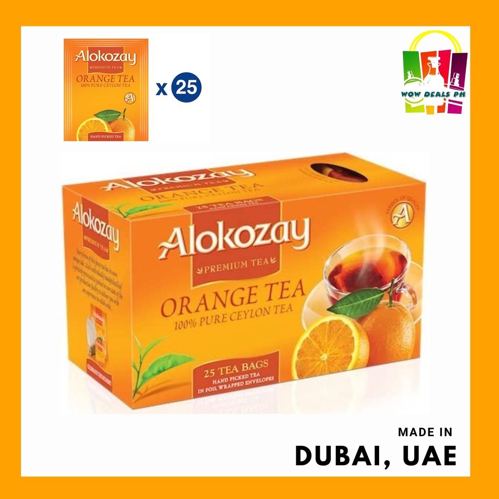 Alokozay Orange Tea 25 Tea Bags (WOW 50 OFF CLEARANCE SALE) Expiry 07