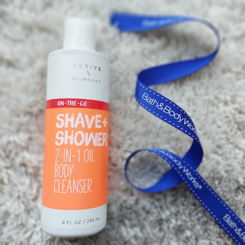 Original Bath & Body Works USA Shave + Shower 2in1 Oil Body Cleanser