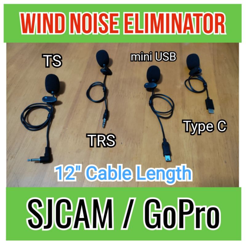 RESING BOI Action Camera Microphone WIND NOISE ELIMINATOR Shopee