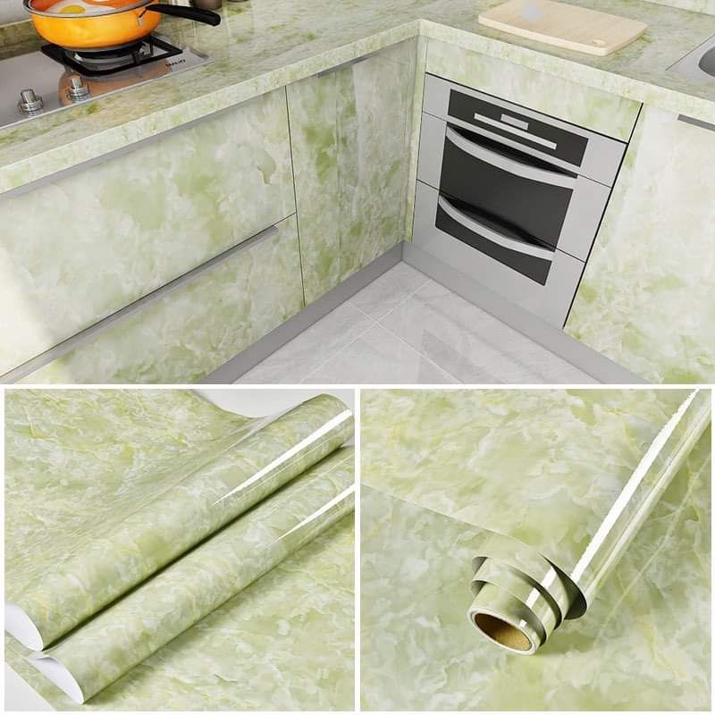 JT5 adhesives marble design Kitchen Foil wallpaper Shopee Philippines