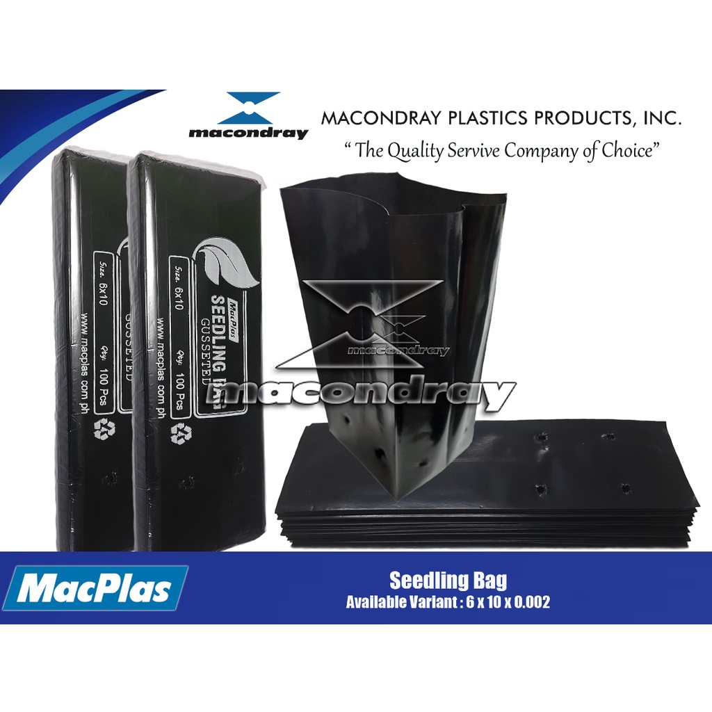 Seedling Bag (packed 100 pieces) by Macondray Plastics Products, Inc