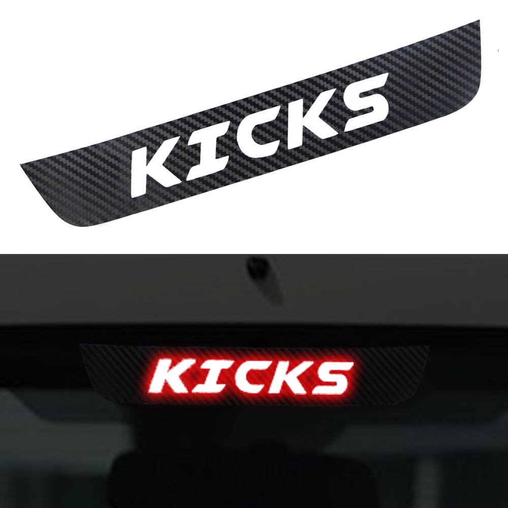 Carbon Fiber Car Brake Light Sticker for Nissan Kicks 2017 2018 2019