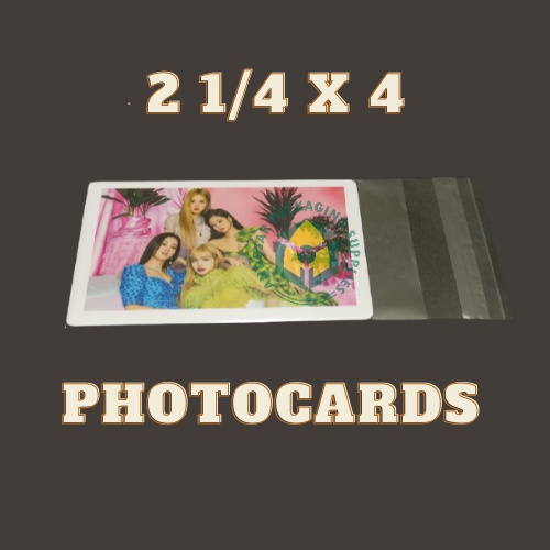 OPP Plastic Bag With Adhesive Resealable for Souvenirs, Photocards