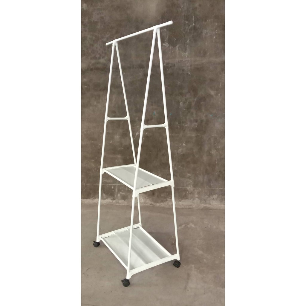 1031 BIG SIZE New Triangle Coat Rack Bedroom Clothes Hanger Double