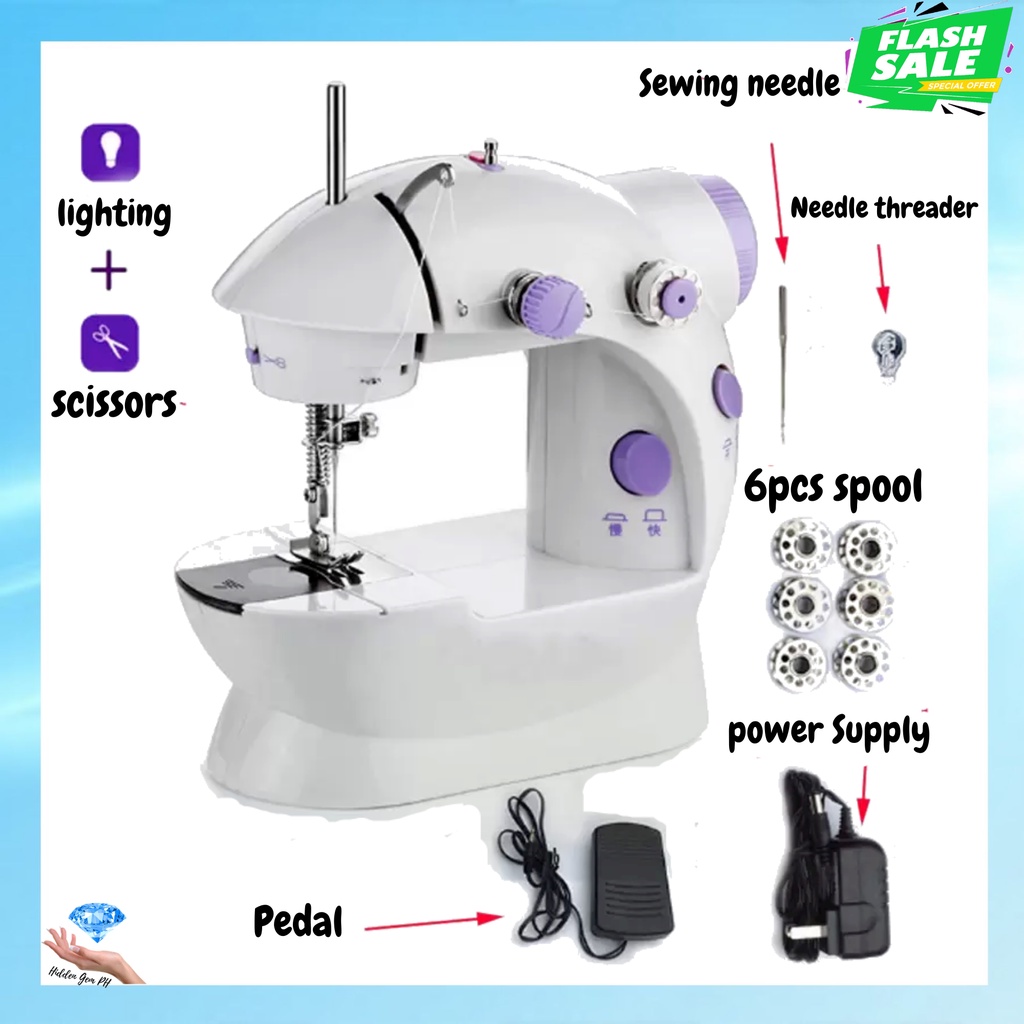 SUPER SALE Sewing Machine Plastic Extension Table, Sewing Machine for Beginners Portable