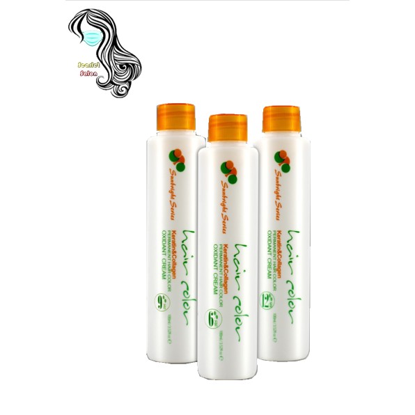 SUNBRIGHT SERIES keratin &collagen oxidant solution 100ml Shopee