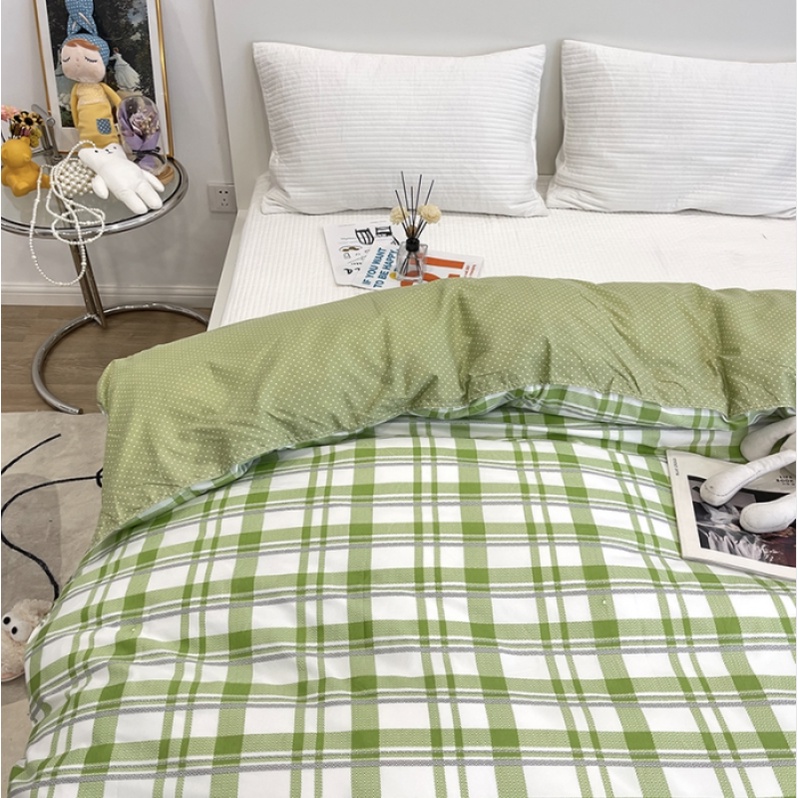 Soft Quilt Cover Kid Duvet Cover Only Cute Comforter Cover with Zip for