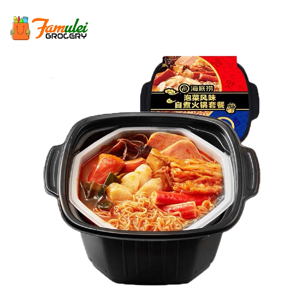 Haidilao Korea Spicy Kimchi Flavor Self Heating Shabushabu Spicy Hot
