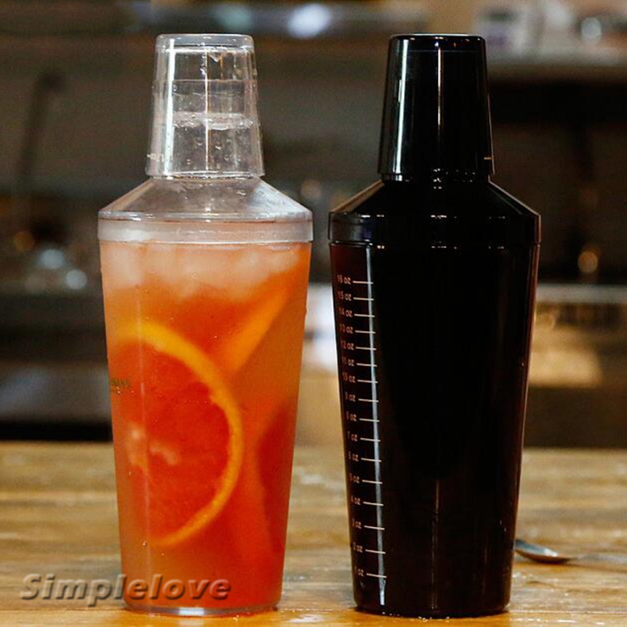 Plastic Cocktail Shaker Mixer Drink Bartender Martini Tools Bar Mixers 550ml Shopee Philippines