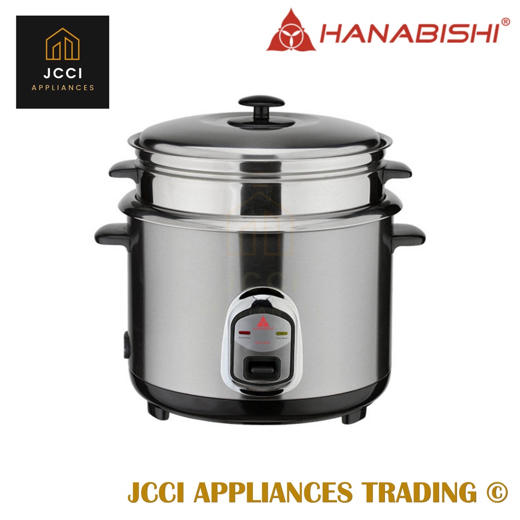 Hanabishi Rice Cooker 1.8 Liters HHRC18PSS Pure Stainless Steel Shopee Philippines